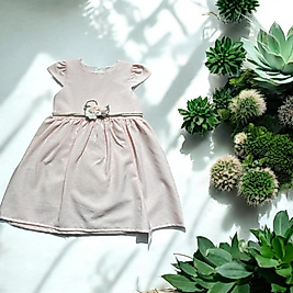 Puantiyeli Kız Çocuk Elbise 2-5 Yaş