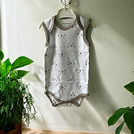 1-3 Yaş Askılı Desenli Zıbın