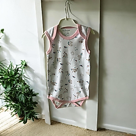 1-3 Yaş Askılı Desenli Zıbın