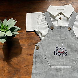 9-24 Ay Erkek Çocuk Slopet Nakışlı