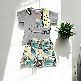 9-24 Ay Erkek Alt Üst Şortlu Takım