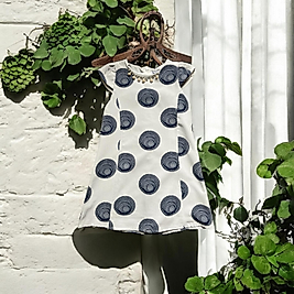 İnci Kolyeli Kız Çocuk Elbise 2-5 Yaş