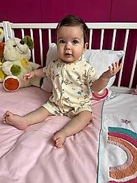 Şirin Baskılı Yazlık Tulum 03-12 Ay