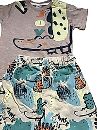 9-24 Ay Erkek Alt Üst Şortlu Takım