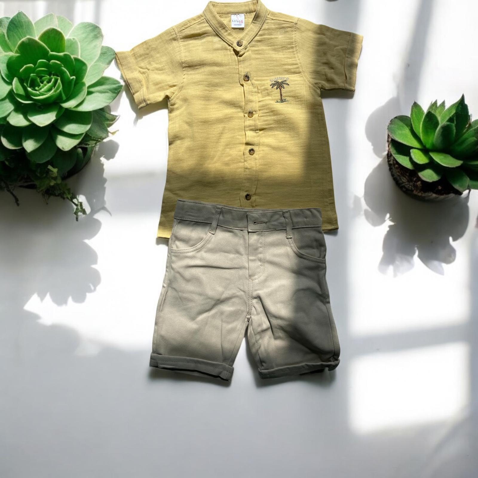 Erkek Çocuk Takım Nakışlı 2'li