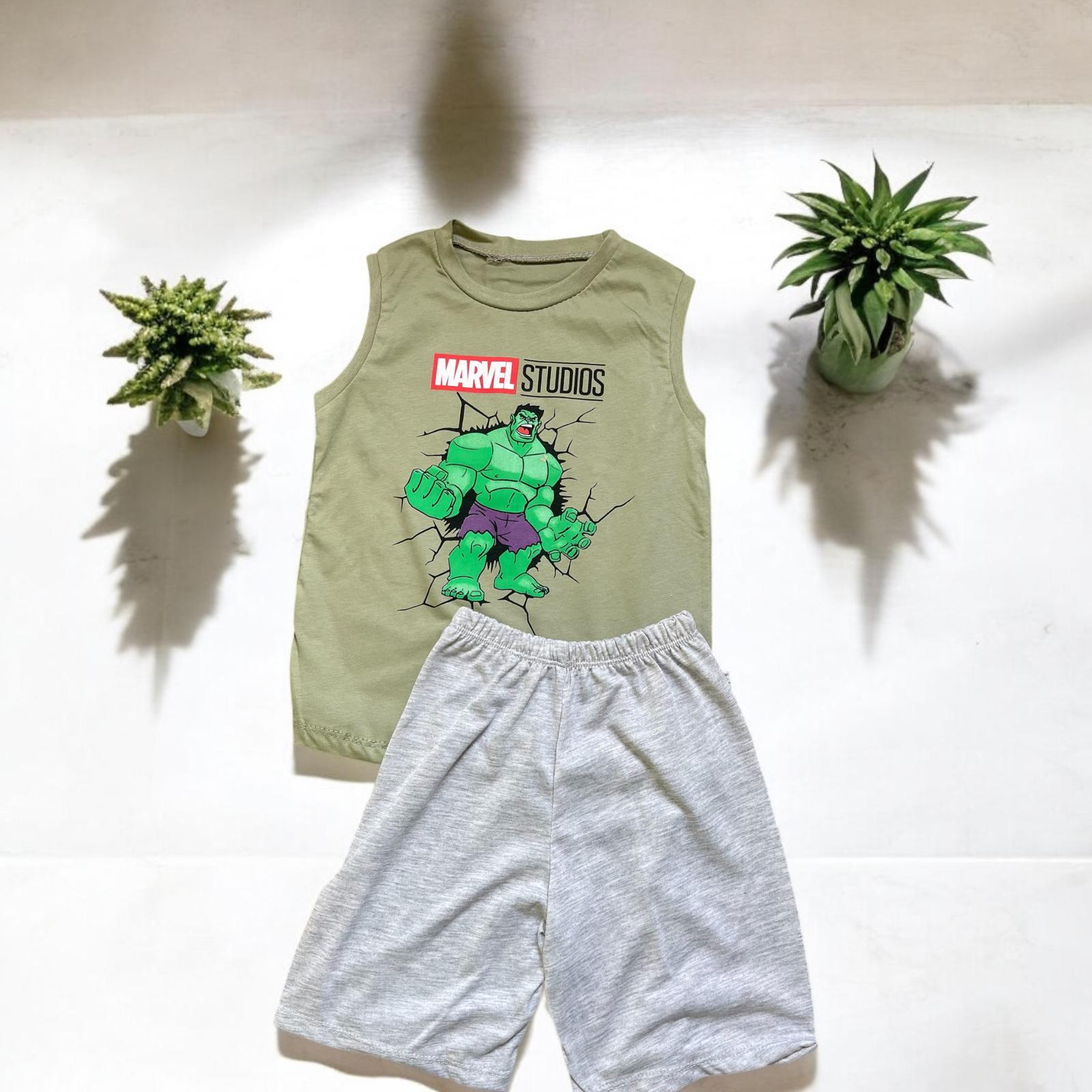 Erkek 3-6 Yaş Atletli Baskılı Yazlık Takım