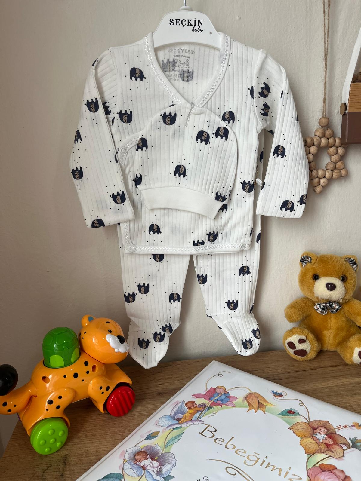 4'lü Yenidoğan Hastane Çıkış Seti 0-3 Ay