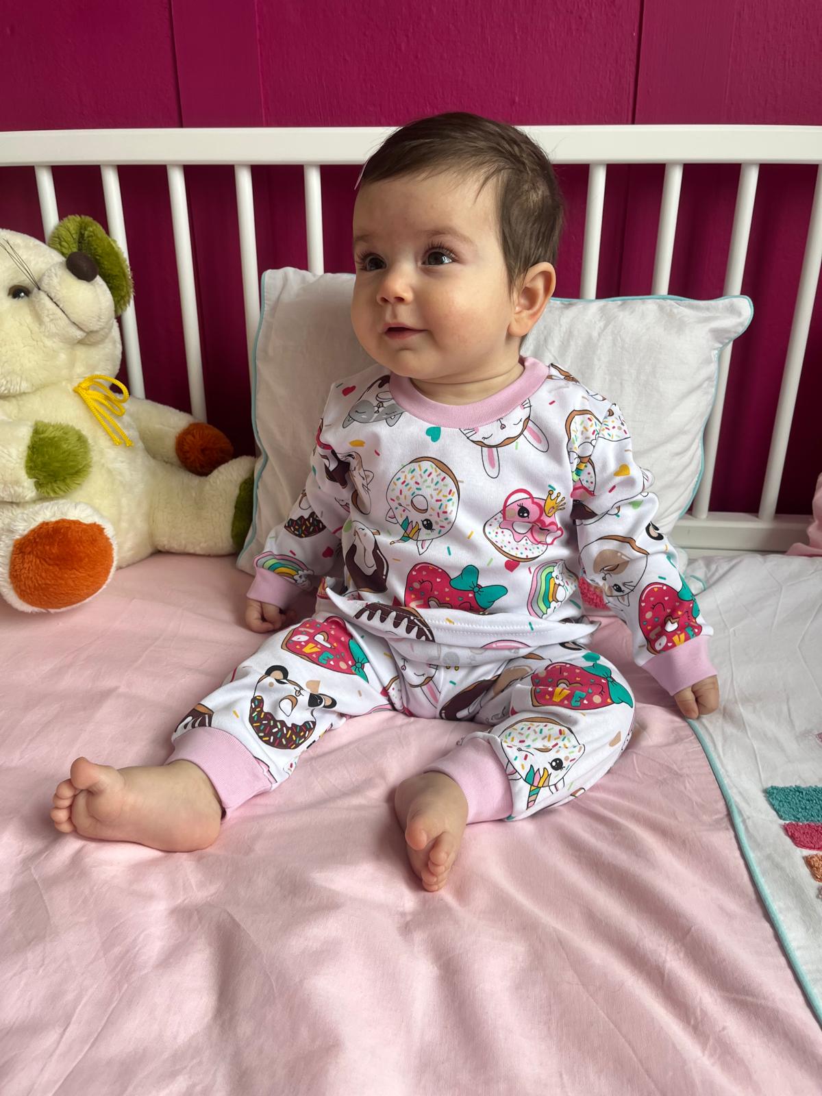 Bisiklet Yaka 6-24 Pijama Takımı