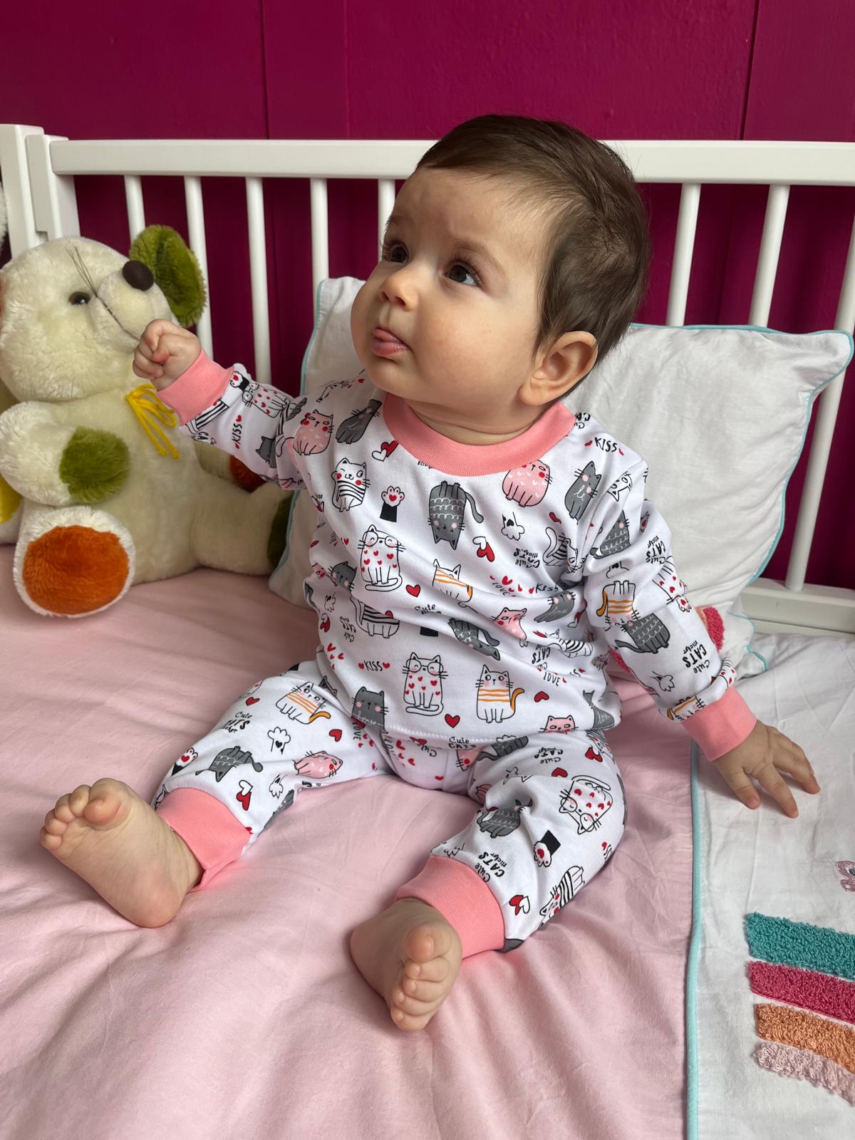 Bisiklet Yaka 6-24 Pijama Takımı