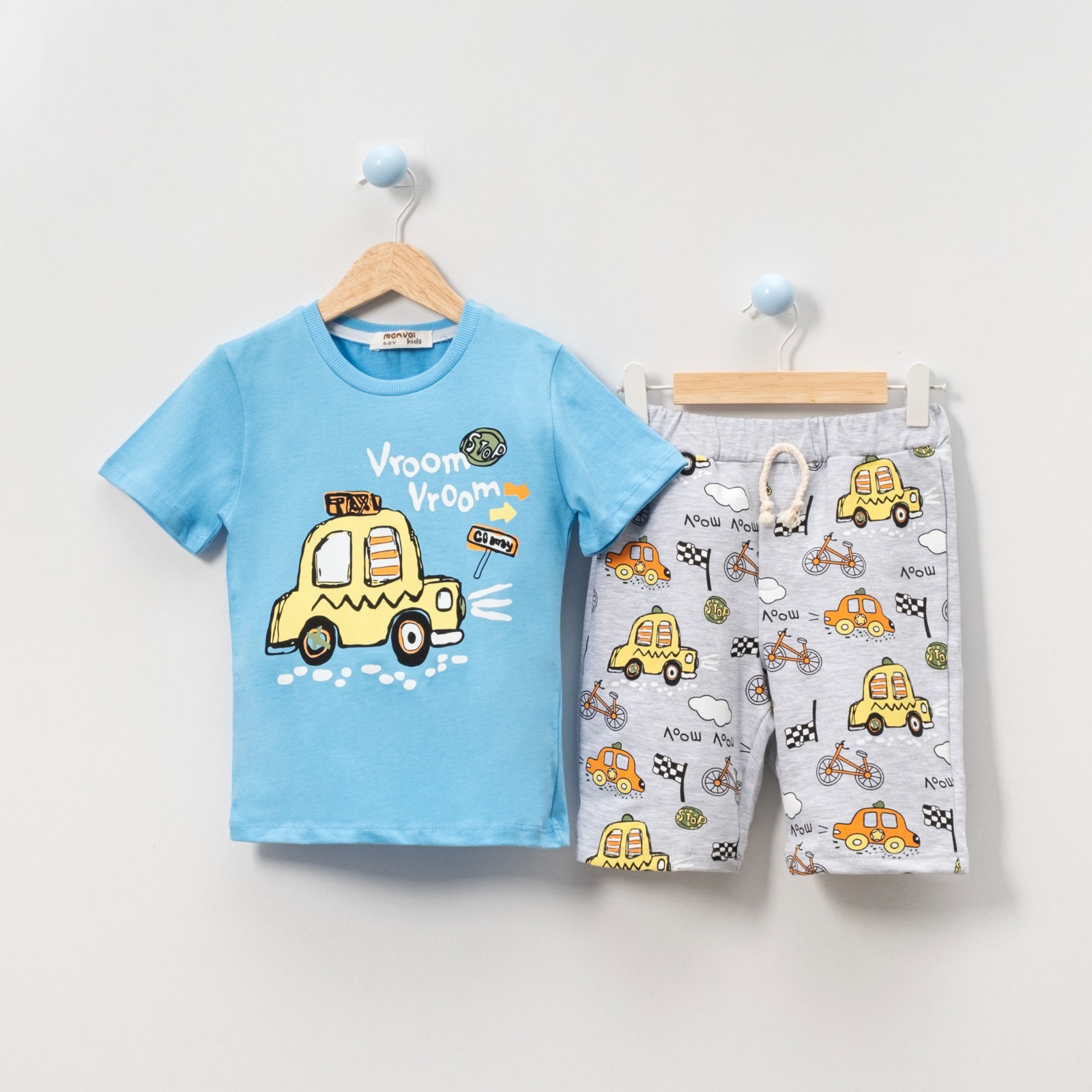 Erkek Çocuk Yazlık 2'li Alt Üst Takım 2-5 Yaş