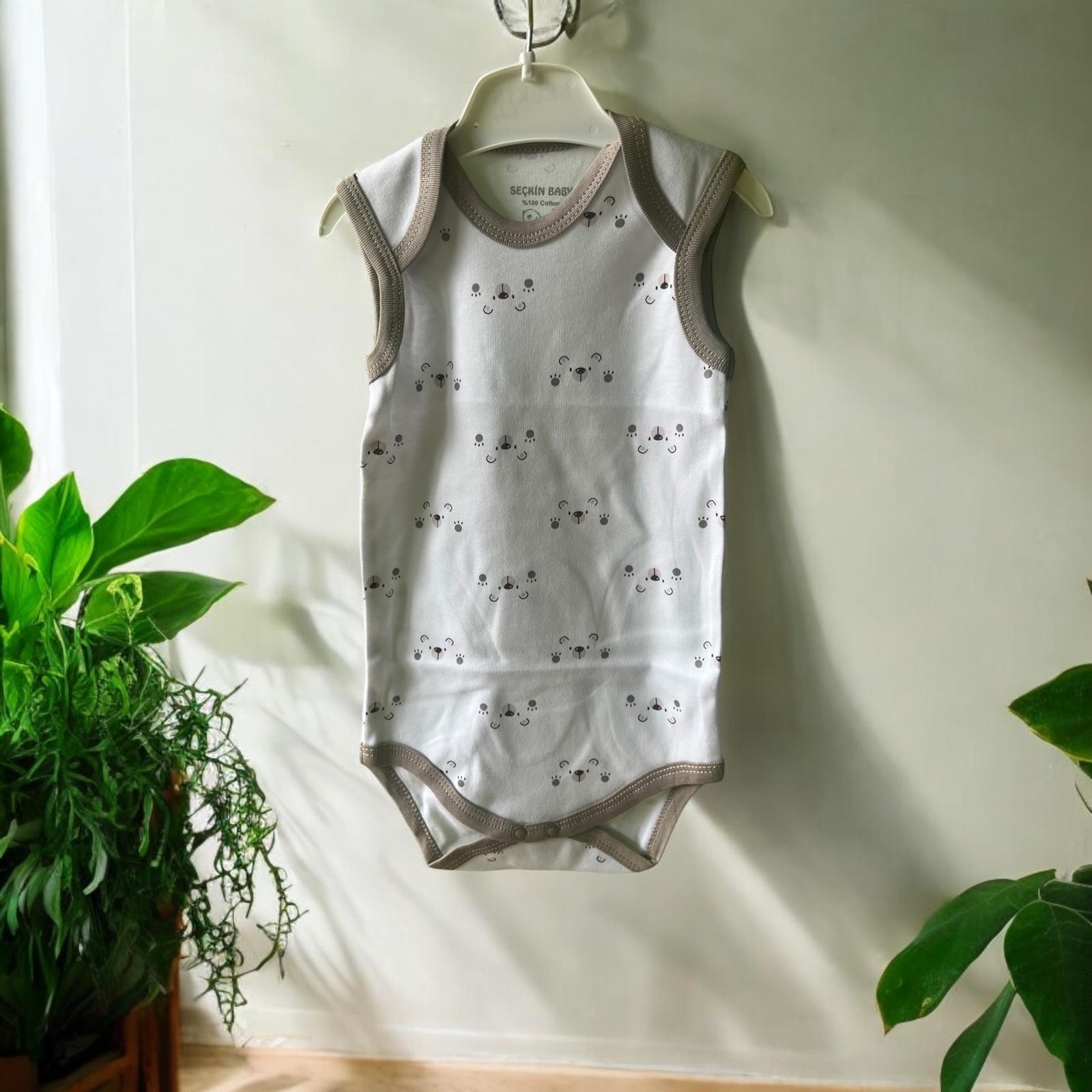 1-3 Yaş Askılı Desenli Zıbın