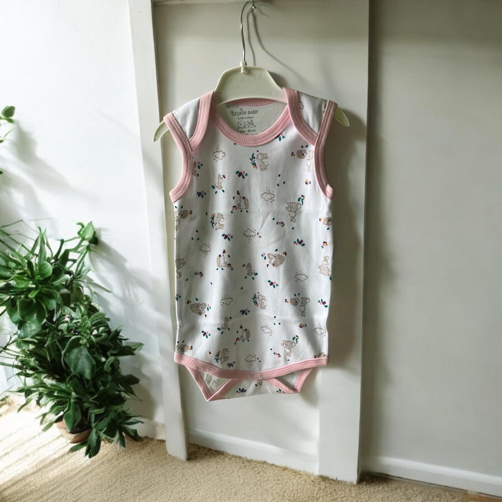 1-3 Yaş Askılı Desenli Zıbın